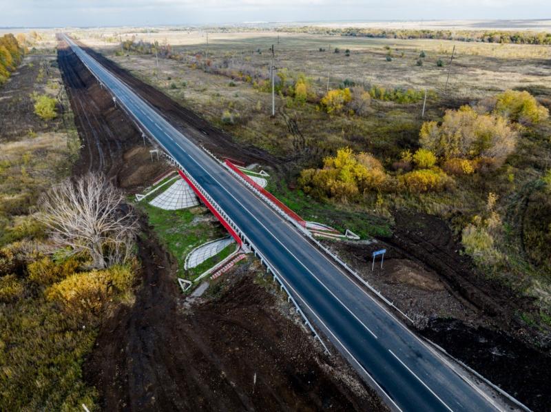 В Самарской области по нацпроекту обновили более 16 км региональной дороги "Самара - Оренбург" - Алексеевка