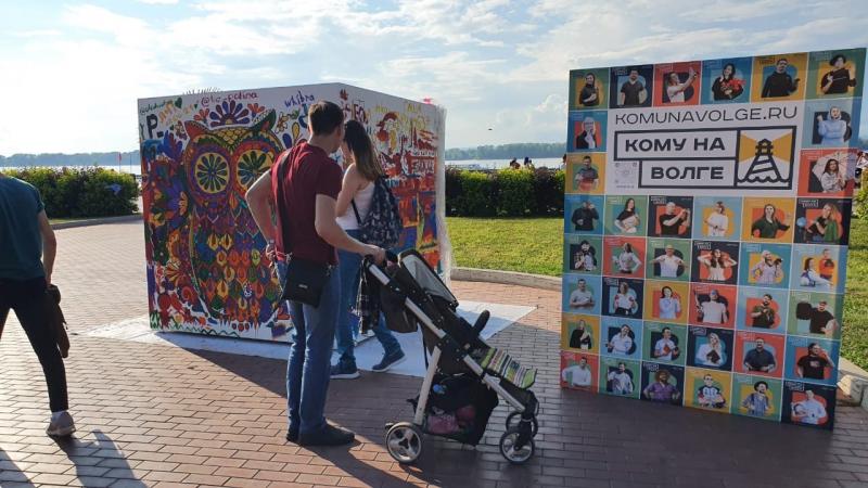 Творчество в кубе: на "ВолгаФесте" продолжает работу площадка sova.info