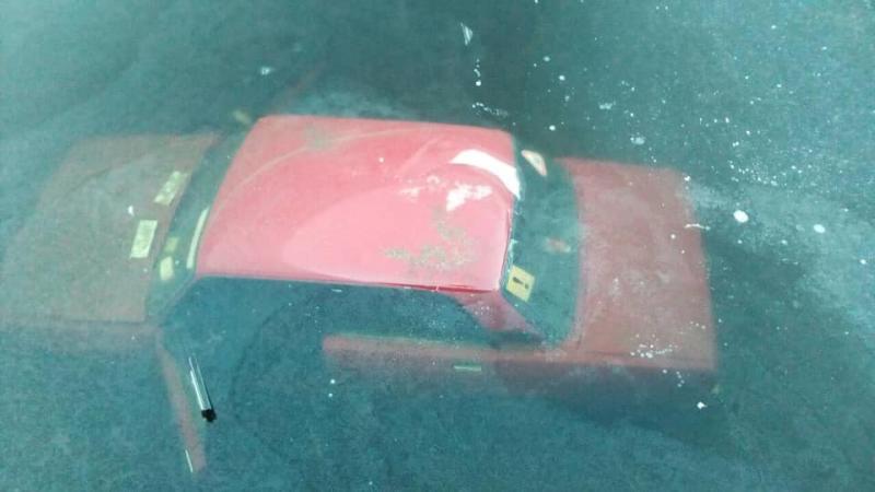 Подледная рыбалка: в Тольятти в реку провалился автомобиль