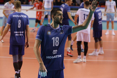 Игрок Новы стал одним из лучших бомбардиров по итогам первых матчей четвертьфинальных серий мужской суперлиги