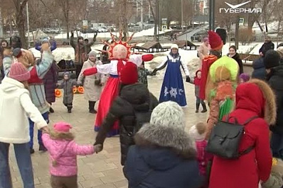 Сегодня в Самаре прошли народные гулянья