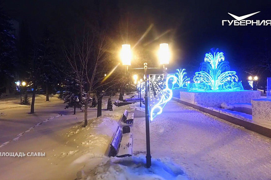 Площадь Славы (декабрь 2017). Губерния на высоте
