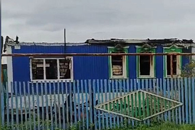 В Богатовском районе при пожаре в частном доме пострадал мужчина