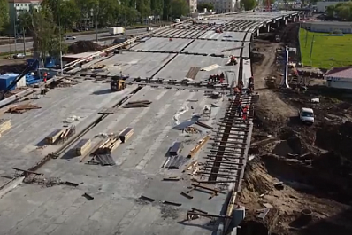 Рабочее движение по новой развязке в Самаре могут открыть зимой 2022 года