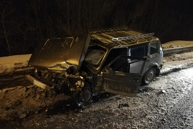 Лобовое ДТП на Южном шоссе в Самаре: автоледи разогналась и вылетела на встречку