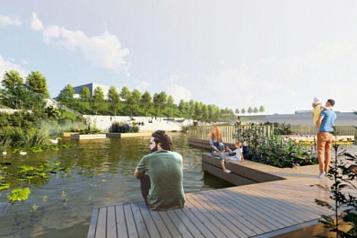 В Сызрани украшают Кремлевскую набережную 