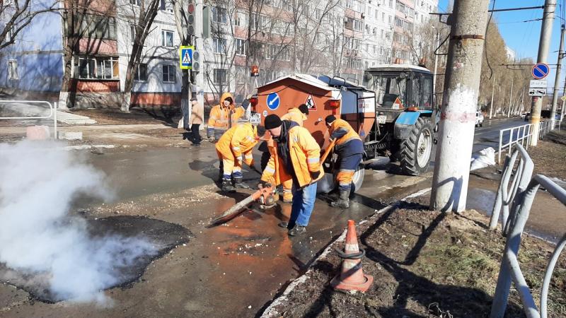 В Новокуйбышевске стартовал ямочный ремонт с использованием новой спецтехники