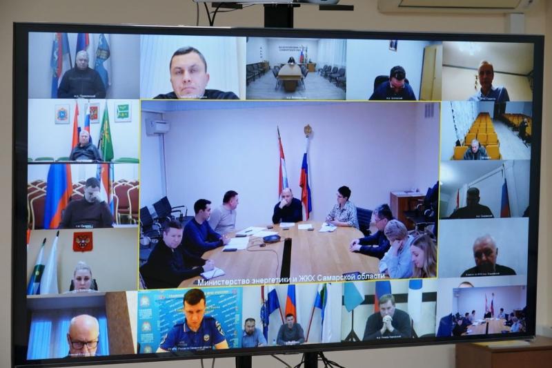 В Самарской области прошел оперативный штаб по ликвидации последствий снегопада и аварийных отключений электроснабжения 