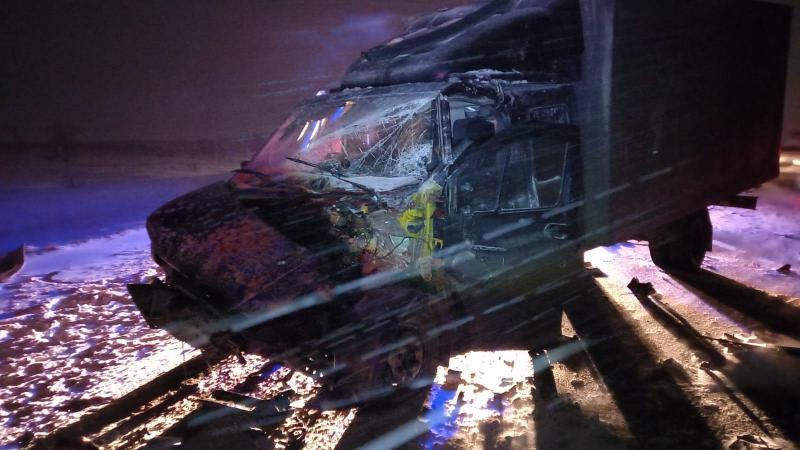 В Самарской области "газель" занесло на встречку под ГАЗ