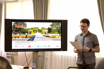 Чапаевцы презентовали проект "Столетнего бульвара" 