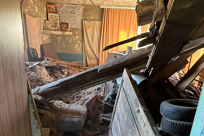 В Самарской области женщину спасли из-под завалов ее дома