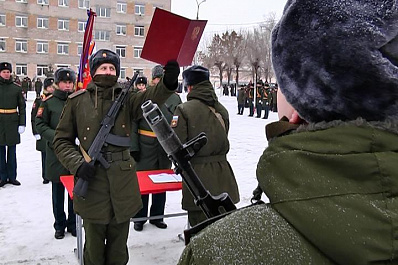 Военнослужащие Самарского гарнизона приняли присягу