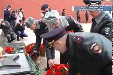 В День полиции сотрудники ГУ МВД России по Самарской области почтили память погибших коллег