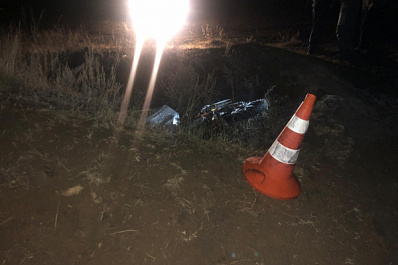 Под Самарой мотоциклист без прав вылетел в овраг и умер