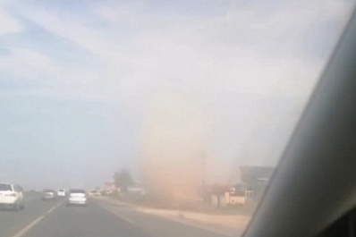 В Самарской области в августе 2021 года засняли на видео пылевой вихрь