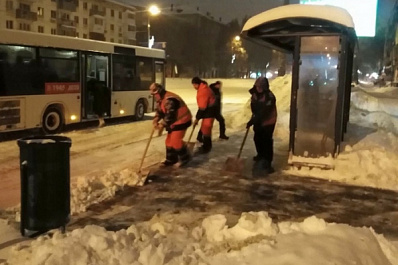 65 % месячной нормы снега выпало в Самаре за минувшие сутки