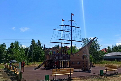 Новый фонтан и детские площадки: в селах Ставропольского района обновили скверы и дворы