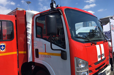 60 человек тушили дом в Самаре на Советской Армии