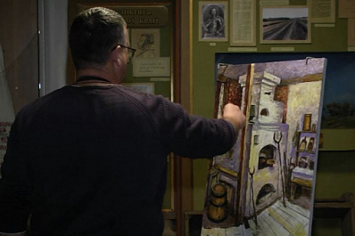 В селе Дубовый Умет состоялся первый зимний фестиваль-пленэр