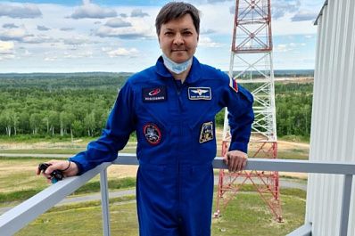 Олег Кононенко посетил космодром Восточный