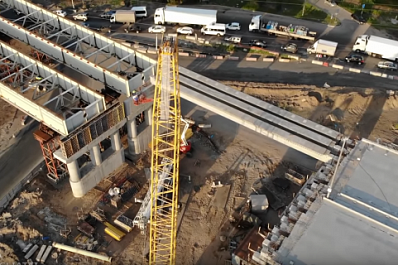 В Тольятти у Жигулевской ГЭС соединили трехуровневую развязку