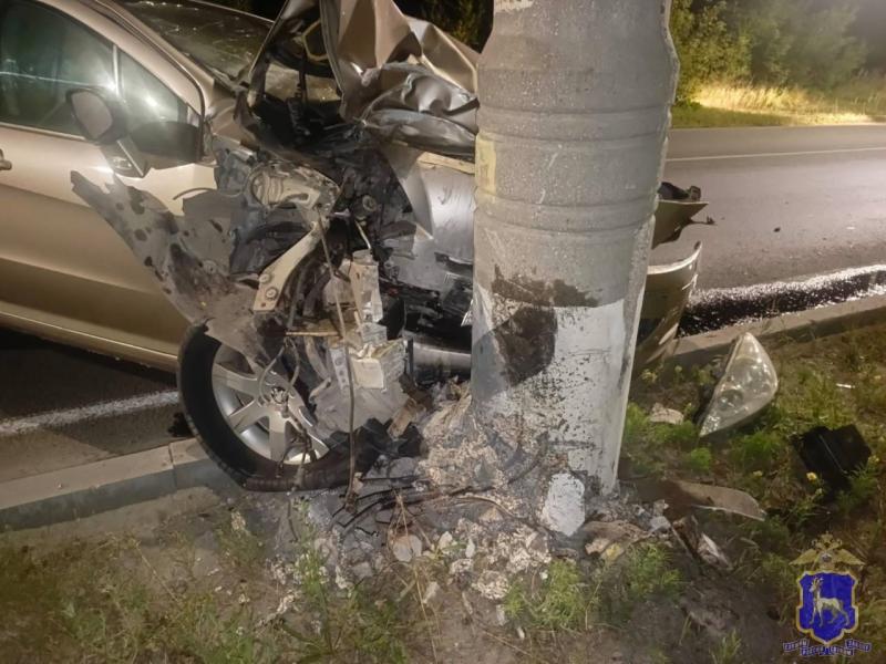 В Самаре мотоциклист врезался во встречный Peugeot