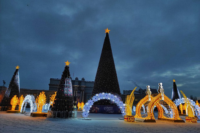 На площади Куйбышева в Самаре будет работать усадьба Деда Мороза