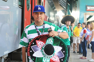 Более 60 бесплатных рейсов за время ЧМ-2018 прошло через железнодорожный вокзал Самары