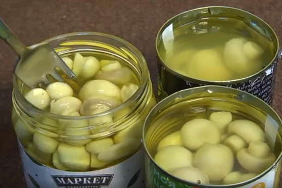 Консервированные грибы. Сохраняйте чек