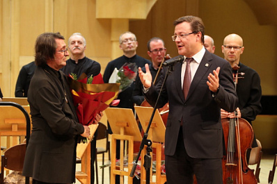 Дмитрий Азаров посетил концерт коллектива "Солисты Москвы" под управлением Юрия Башмета 