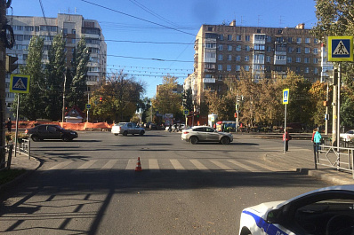 Кроссовер сбил 10-летнего велосипедиста на пешеходном переходе в Самаре