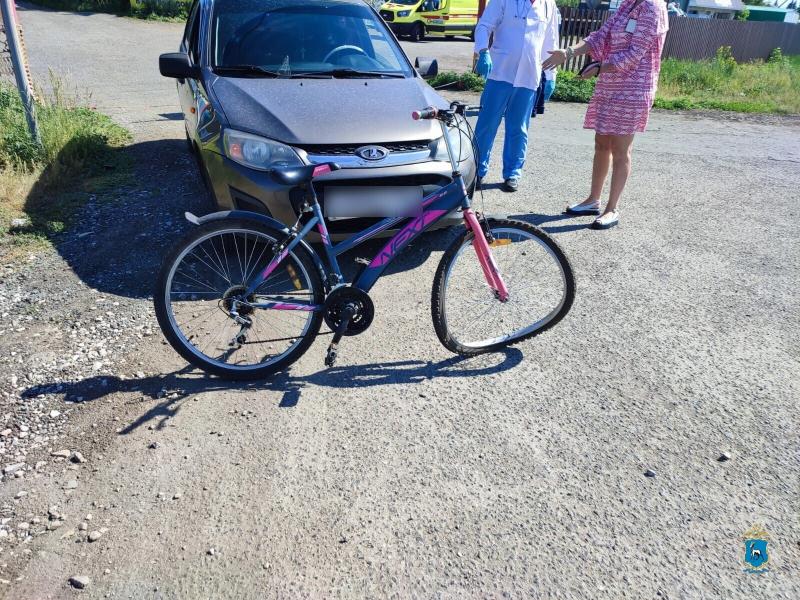 В Самарской области "Калина" сбила пенсионерку на велосипеде