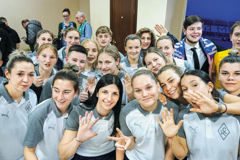 Мирные "Крылья": 22 марта женская команда проведет первый домашний матч чемпионата суперлиги