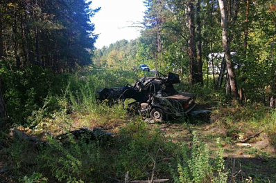 В Самарской области водитель "семерки" погиб, вылетев в кювет с трассы