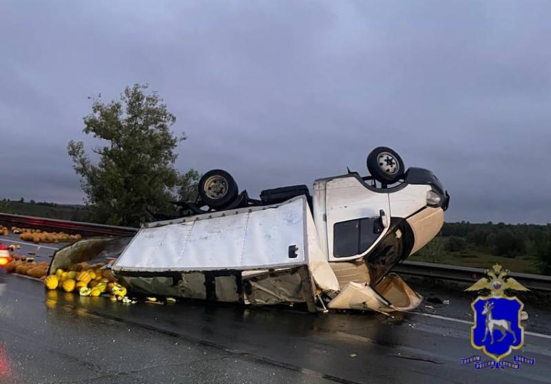 В Самарской области 4 сентября на одном участке трассы случились два ДТП