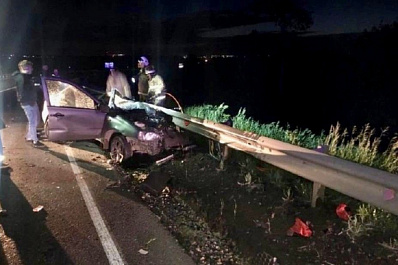 В Самарской области в результате ДТП на трассе 7 июня погибли водитель и пассажир LADA Kalina