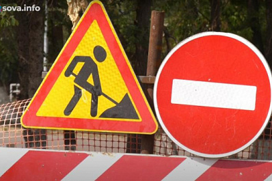 В Самаре 24 августа 2021 года закрыли вторую полосу движения Московского шоссе для замены теплосети