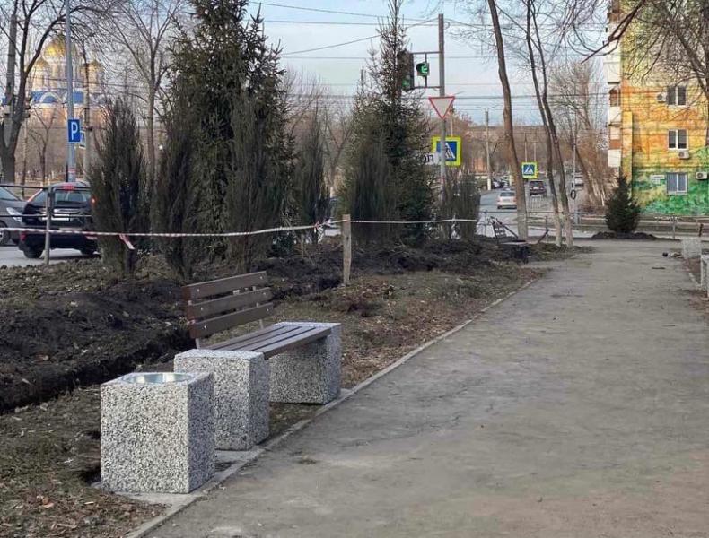 В Новокуйбышевске завершается благоустройство улицы Дзержинского