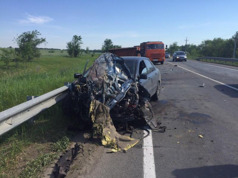 В Самарской области столкнулись сразу четыре автомобиля
