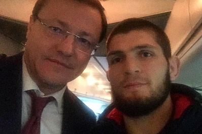 Дмитрий Азаров пригласил Хабиба Нурмагомедова посетить Самарскую область