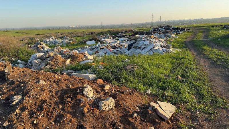 Поля около Крутых Ключей под Самарой превратили в свалку