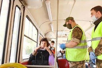 В Самаре дружинники провели рейд по соблюдению масочного режима в транспорте