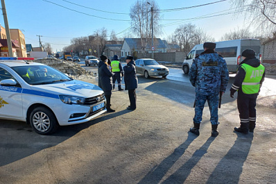 В Сызрани прошел рейд с использованием комплекса "Дорожный пристав"