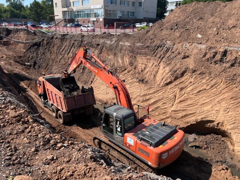 В Самаре обновляют крупную линию водоотведения в Кировском районе