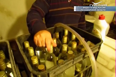 За массовое производство опасного для жизни алкоголя житель Самары может сесть на 2 года