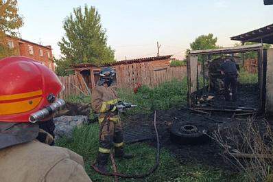 В Самарской области в пожаре погибли два ребенка