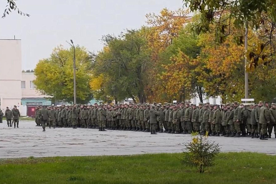 Военные части региона приняли мобилизованных. Спецрепортаж