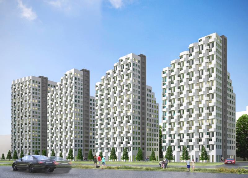 В Самаре на Московском шоссе началось строительство жилого комплекса из четырёх высоток