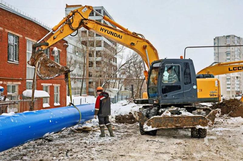 В Самаре на участке улицы XXII Партсъезда завершили перекладку инженерных сетей