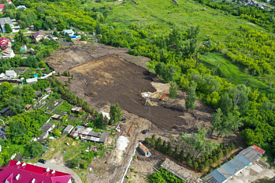 В Октябрьске началось преображение парка Поколений
